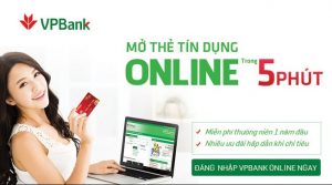 thẻ tín dụng VPBank Online