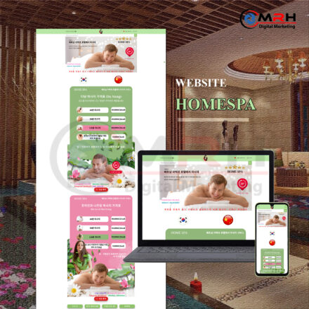 Thiết kế website SPA – Massage tại nhà
