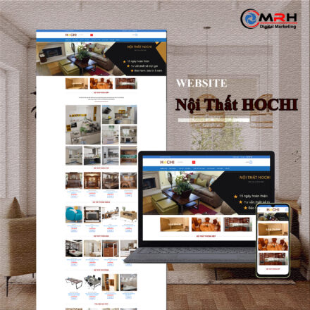 Thiết kế website nội thất HOCHI tại Hà Nội